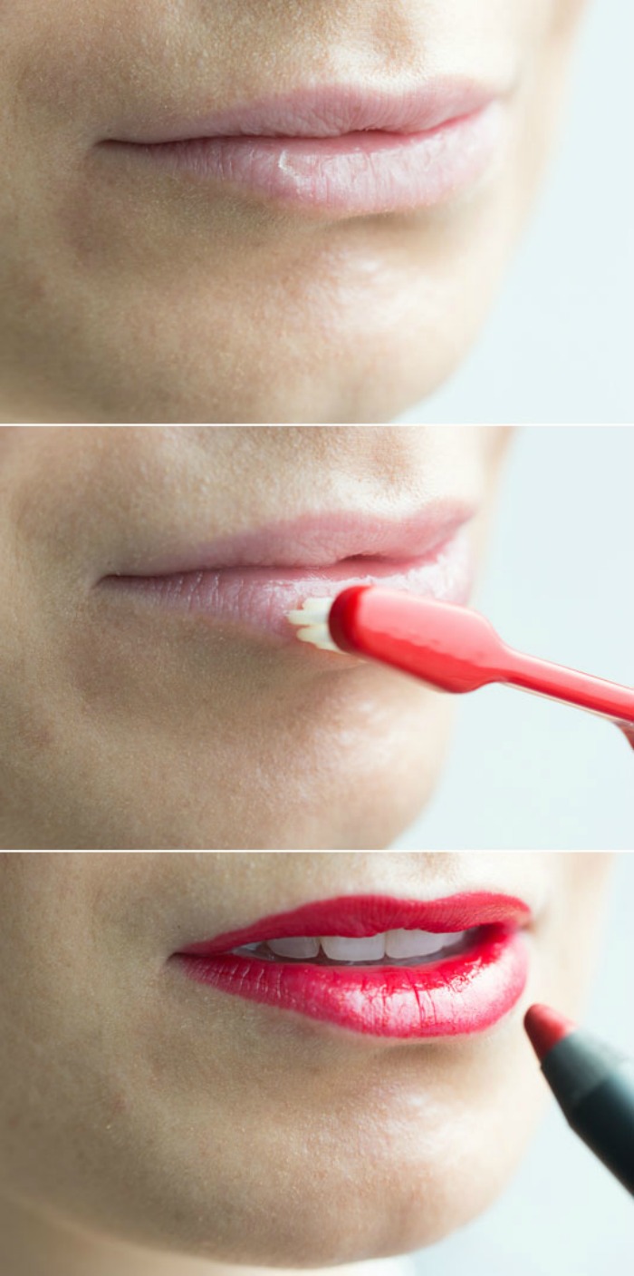 Toothbrush to Get Rid of Flaky Lips
