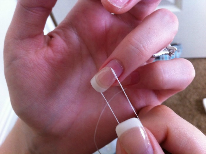 Remove Acrylic Nails with Floss