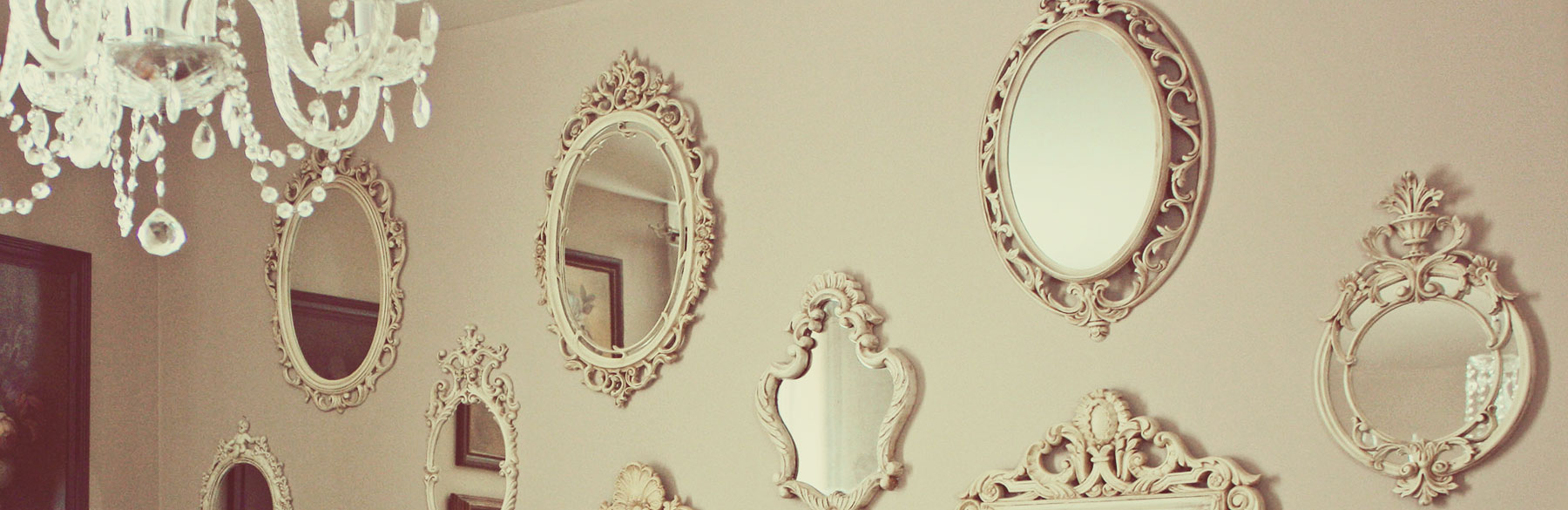 vintage-mirrors-wall