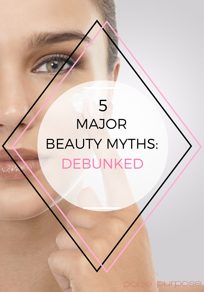 5 Major Beauty Myths: Debunked