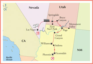 california-nevada-utah-arizona-map