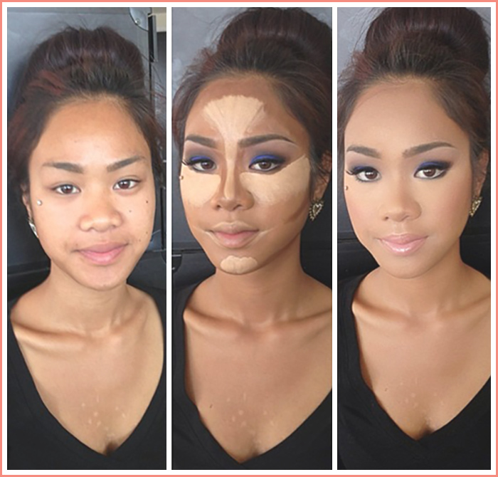 makeup-foundation-contouring-highlighting