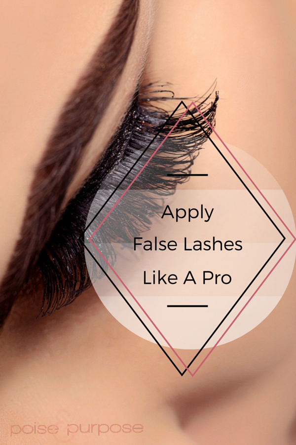 apply false lashes like a pro