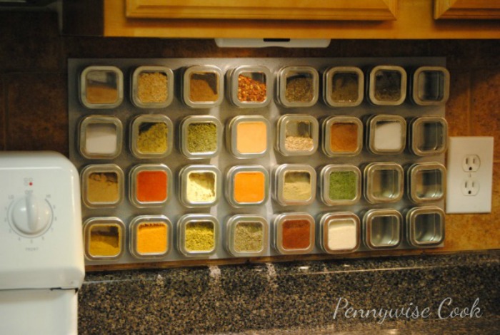 Pennywise Cook DIY Magnetic Spice Rack