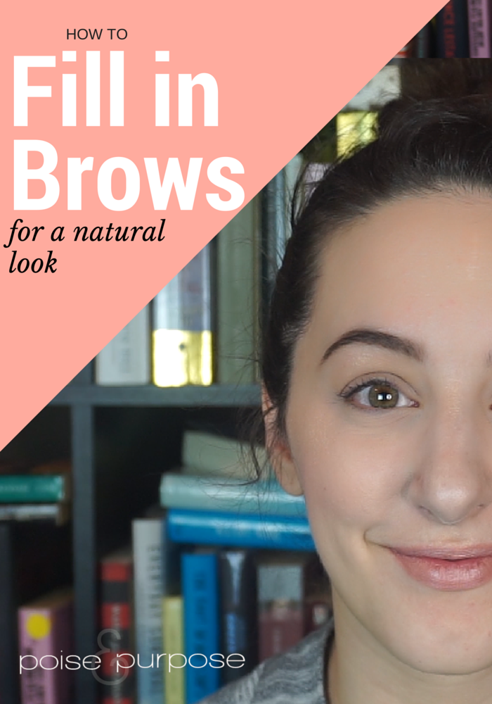 how to fill in brows for a natural look