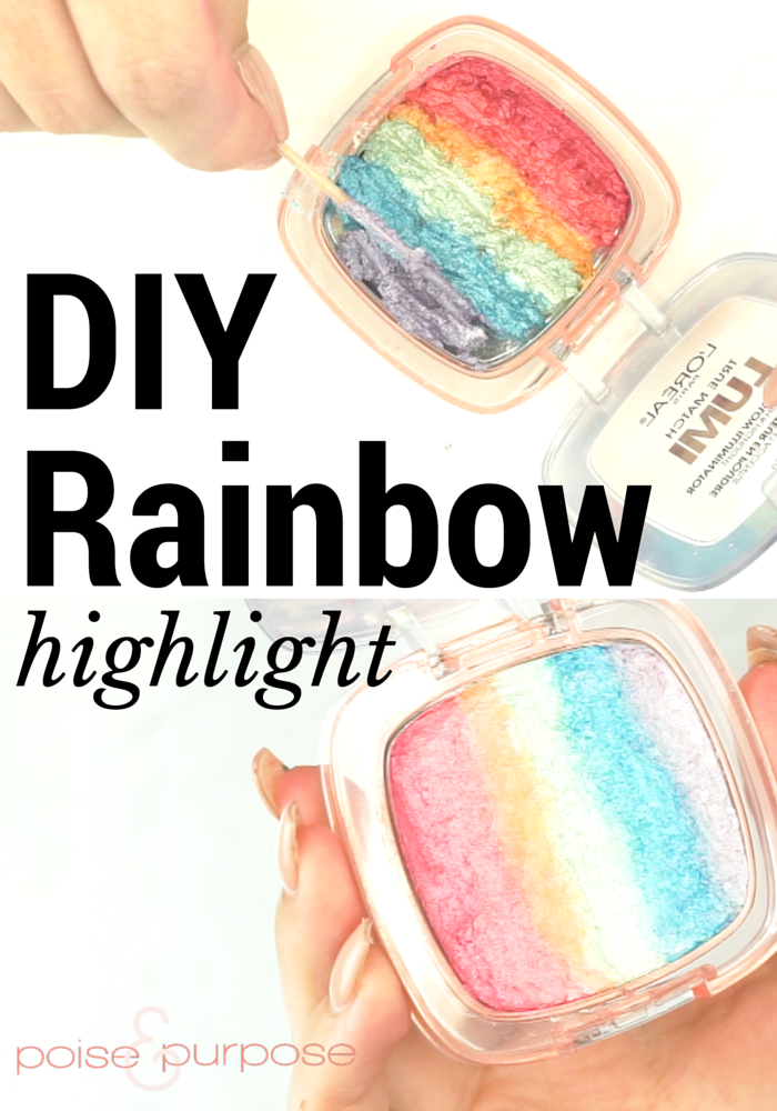 DIY Rainbow Highlight