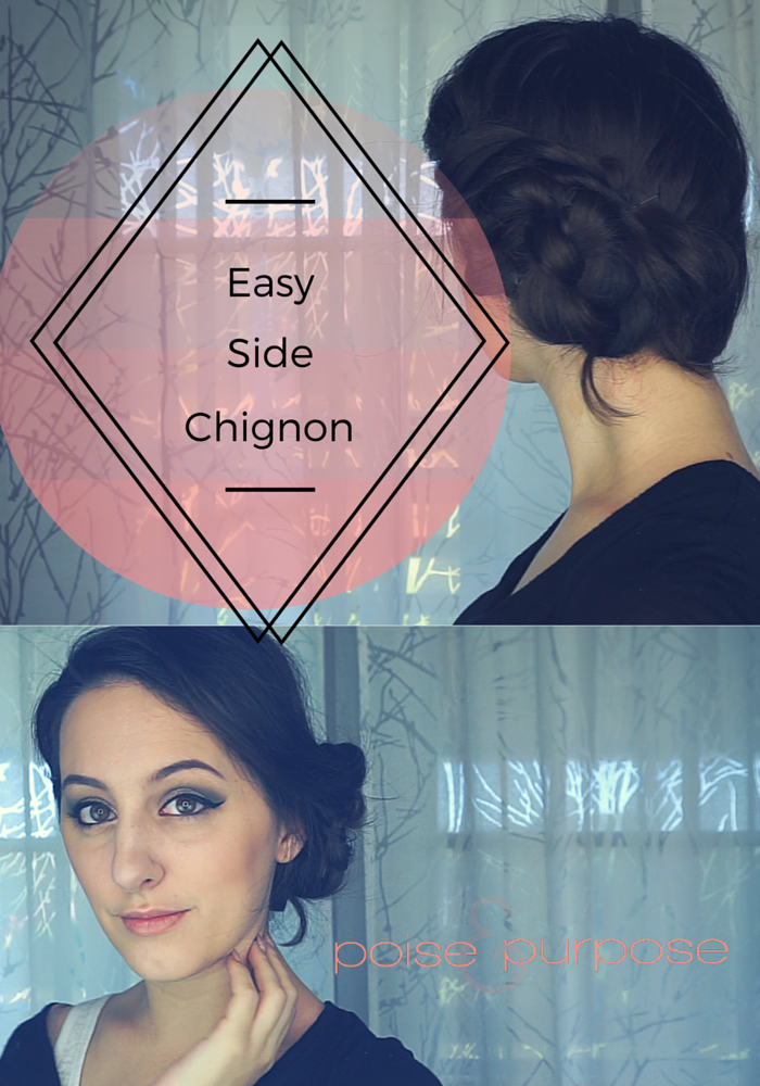 easy side chignon